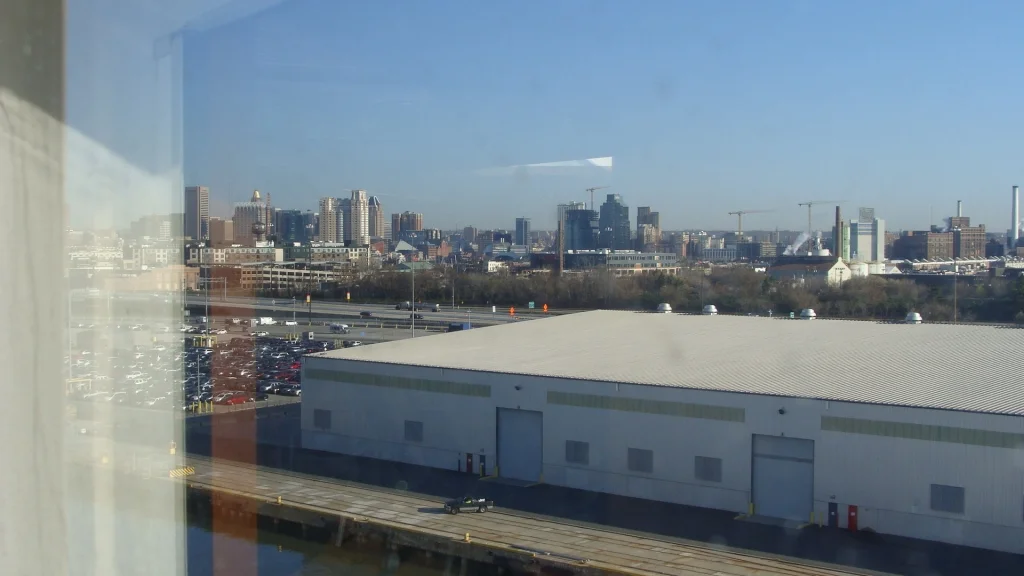 Approaching the Port of Baltimore