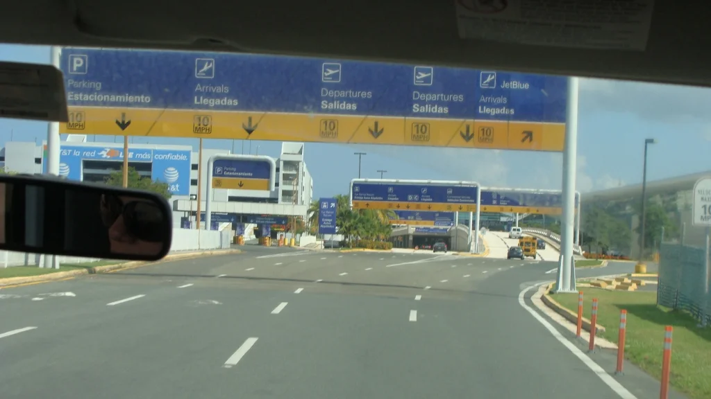 Approaching the terminals