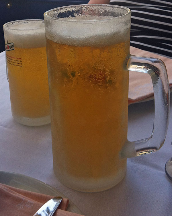 Beer in Barcelona, Spain
