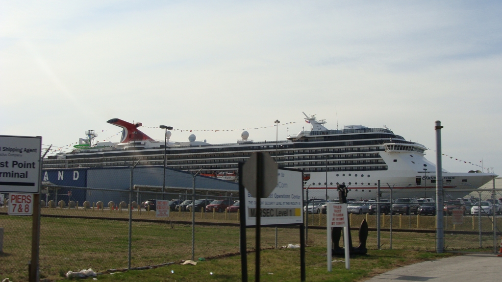 Carnival Pride docked in Baltimore