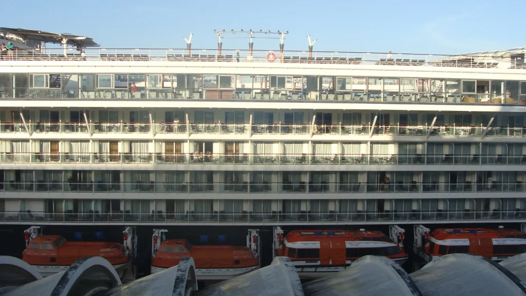 Celebrity Infinity docked next door