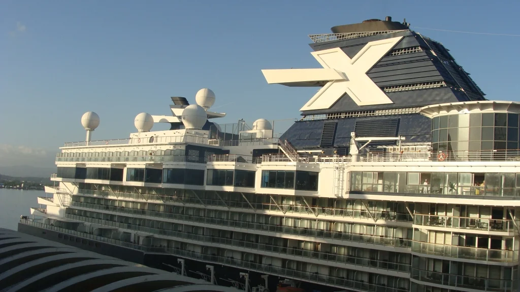Celebrity Infinity docked next door