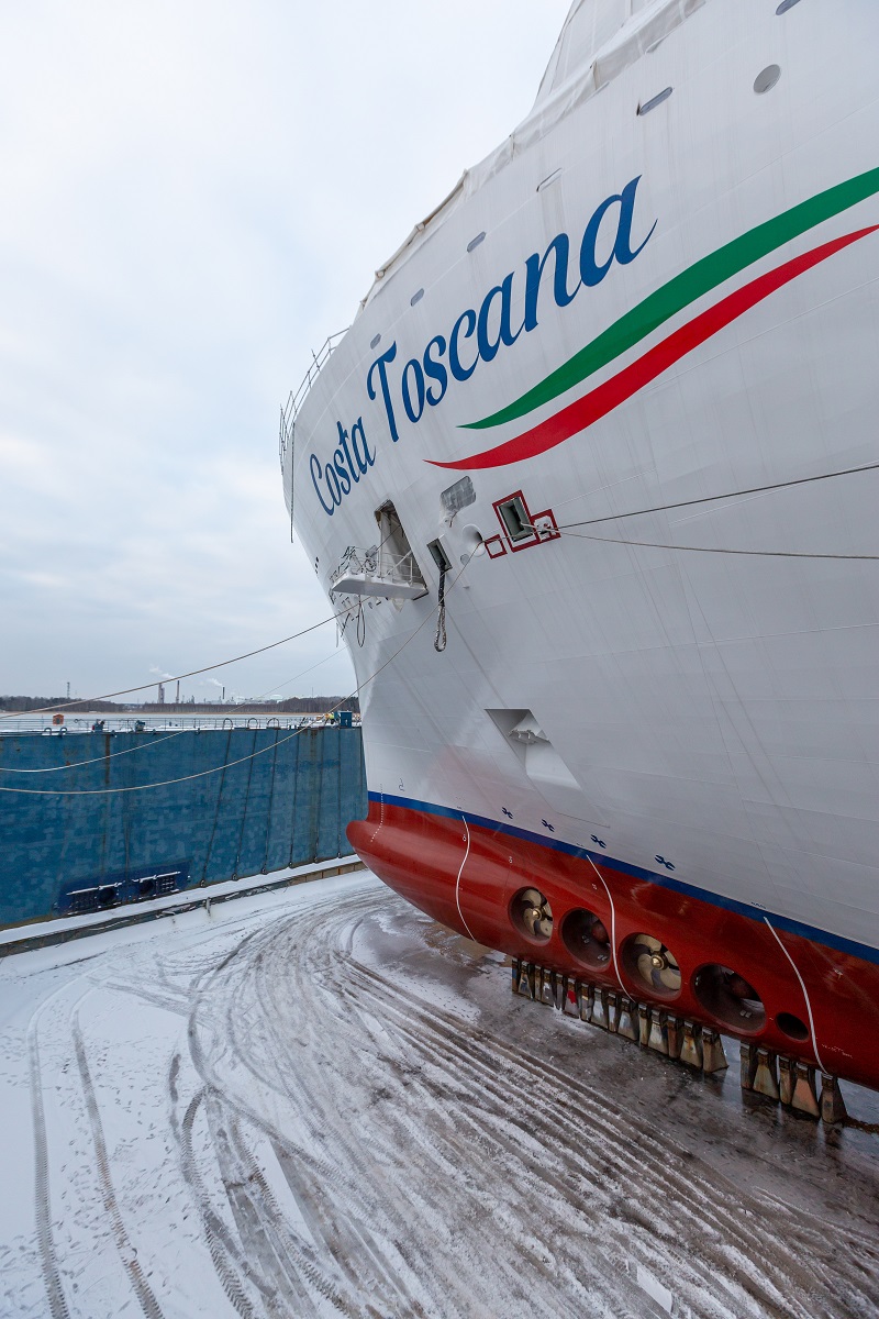 Costa Toscana Float-Out Ceremony