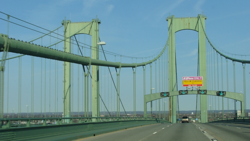 Crossing the Delaware Memorial Bridge