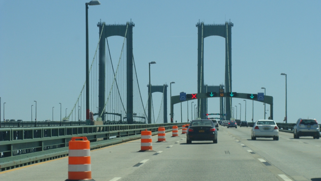 Crossing the Delaware Memorial Bridge