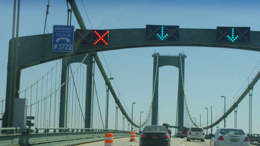 Crossing the Delaware Memorial Bridge