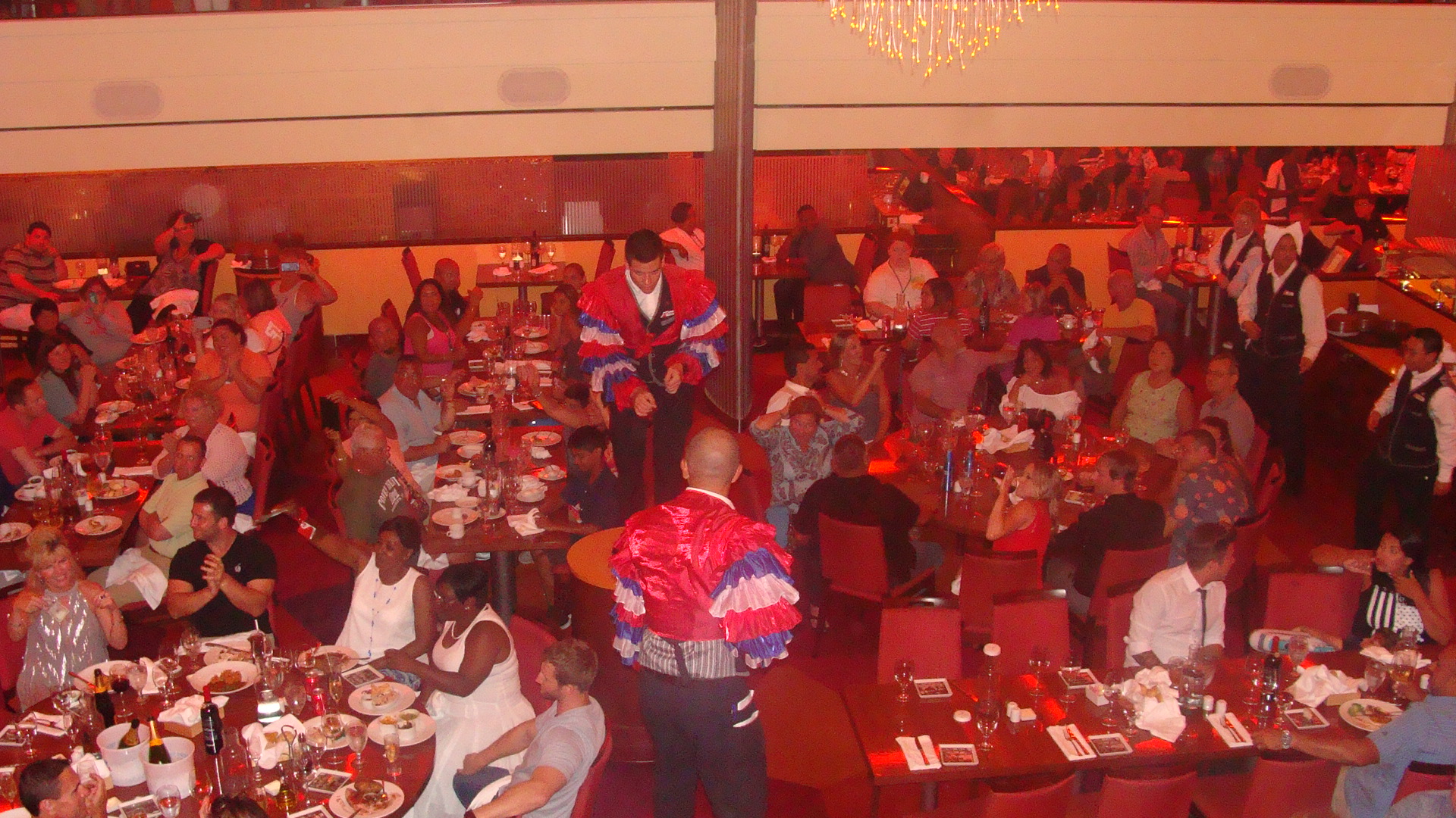 Dancing waiters