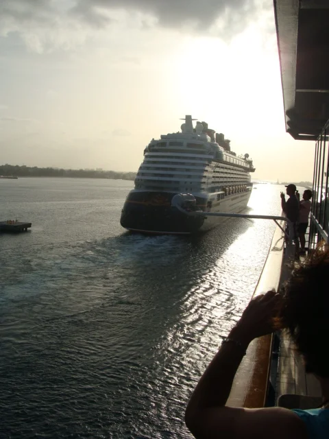 Disney Dream leaving Nassau