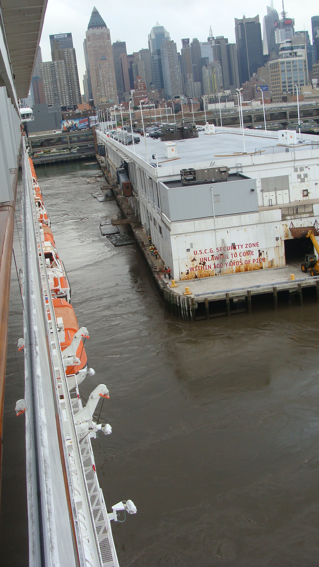 Docking at Pier 90