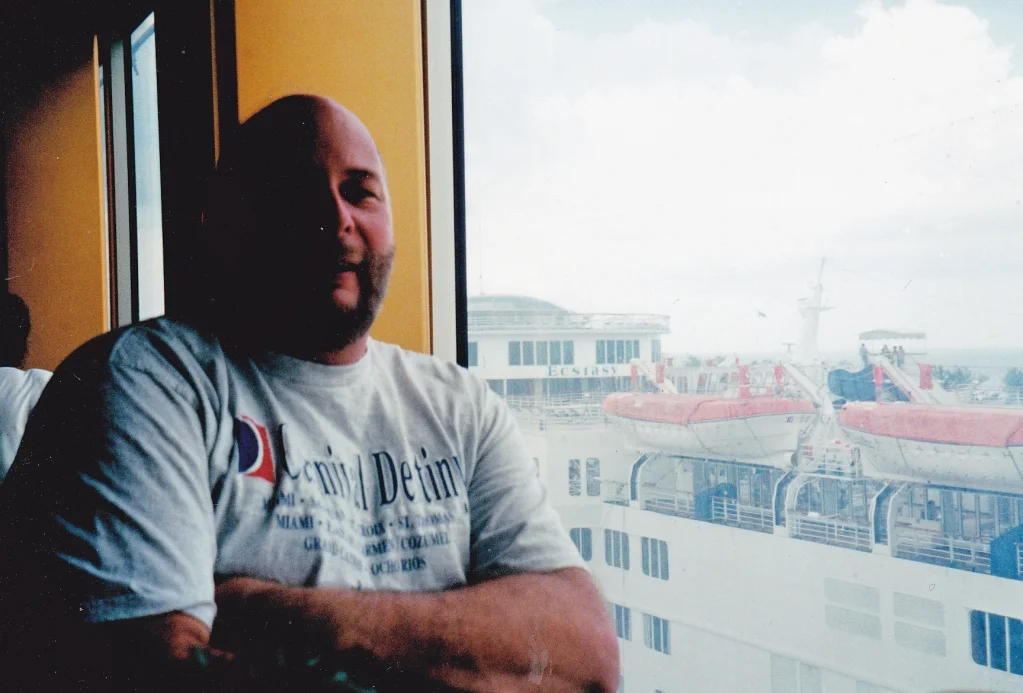 Ecstasy is docked across the way