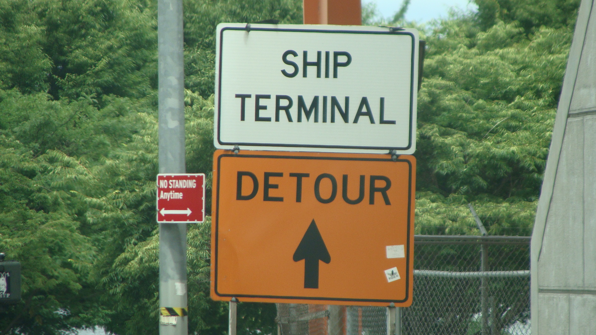 Follow the signs to the terminal