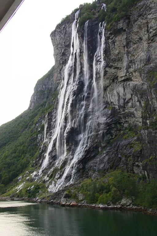 Geiranger fjord, Norway (The seven sisters waterfall)