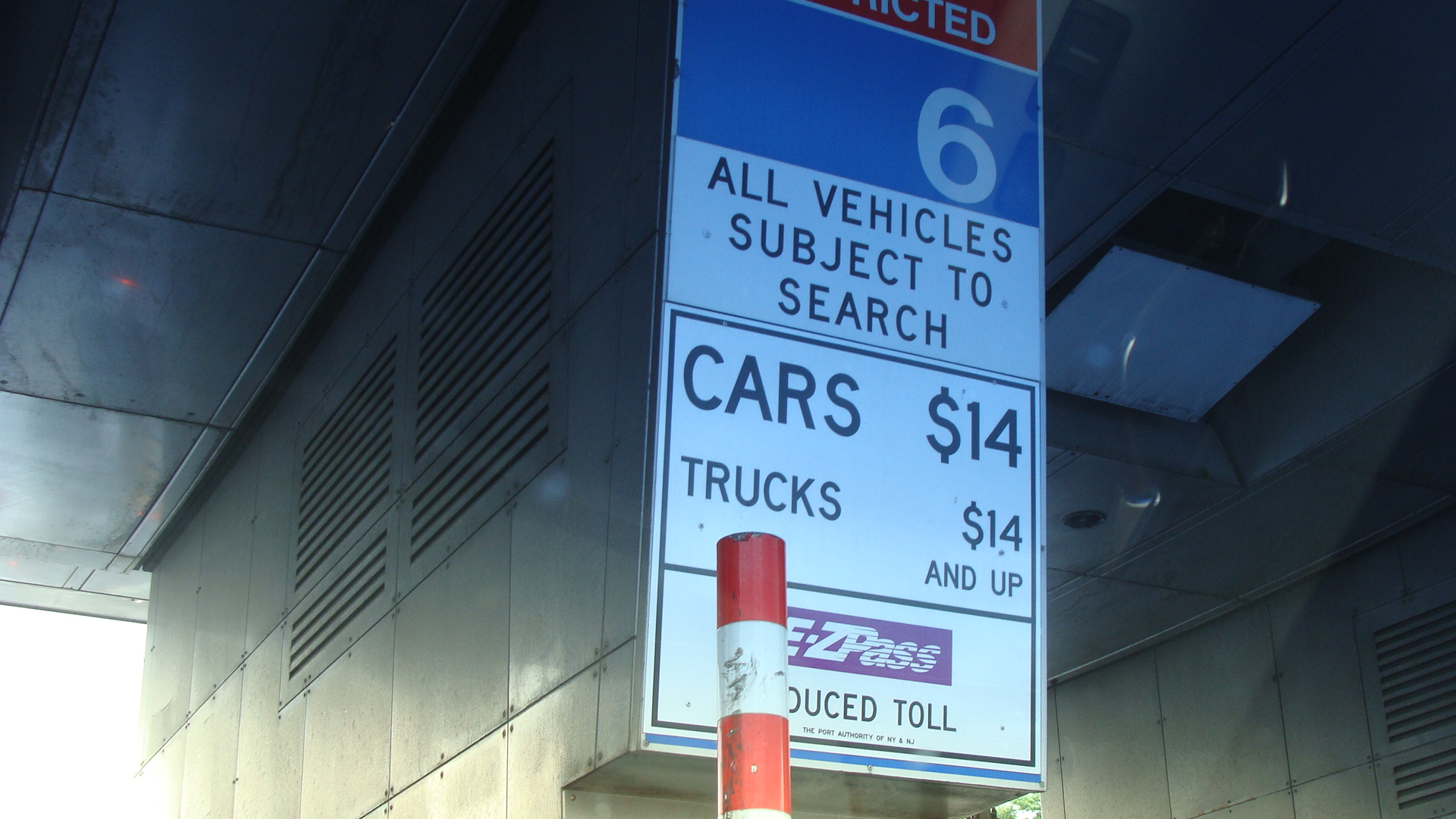 Lincoln Tunnel toll