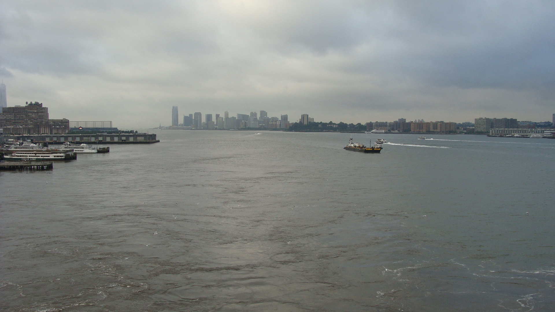 Looking south down the Hudson River