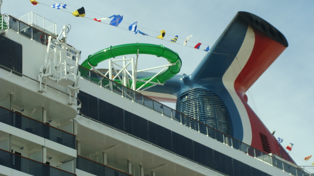 Looking up at the funnel