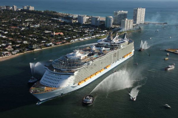 Oasis Of The Seas Aerial Photo