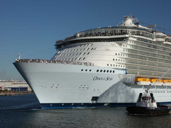 Oasis Of The Seas Aerial Photo