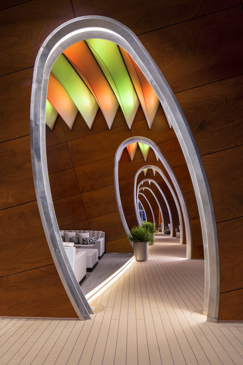 Pool Arches aboard Celebrity Cruises, Celebrity Edge