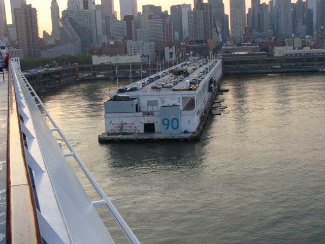 Pulling into Pier 90