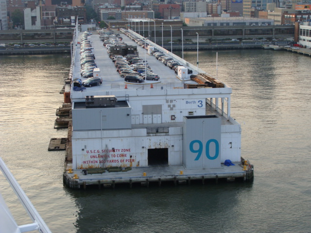 Pulling into Pier 90