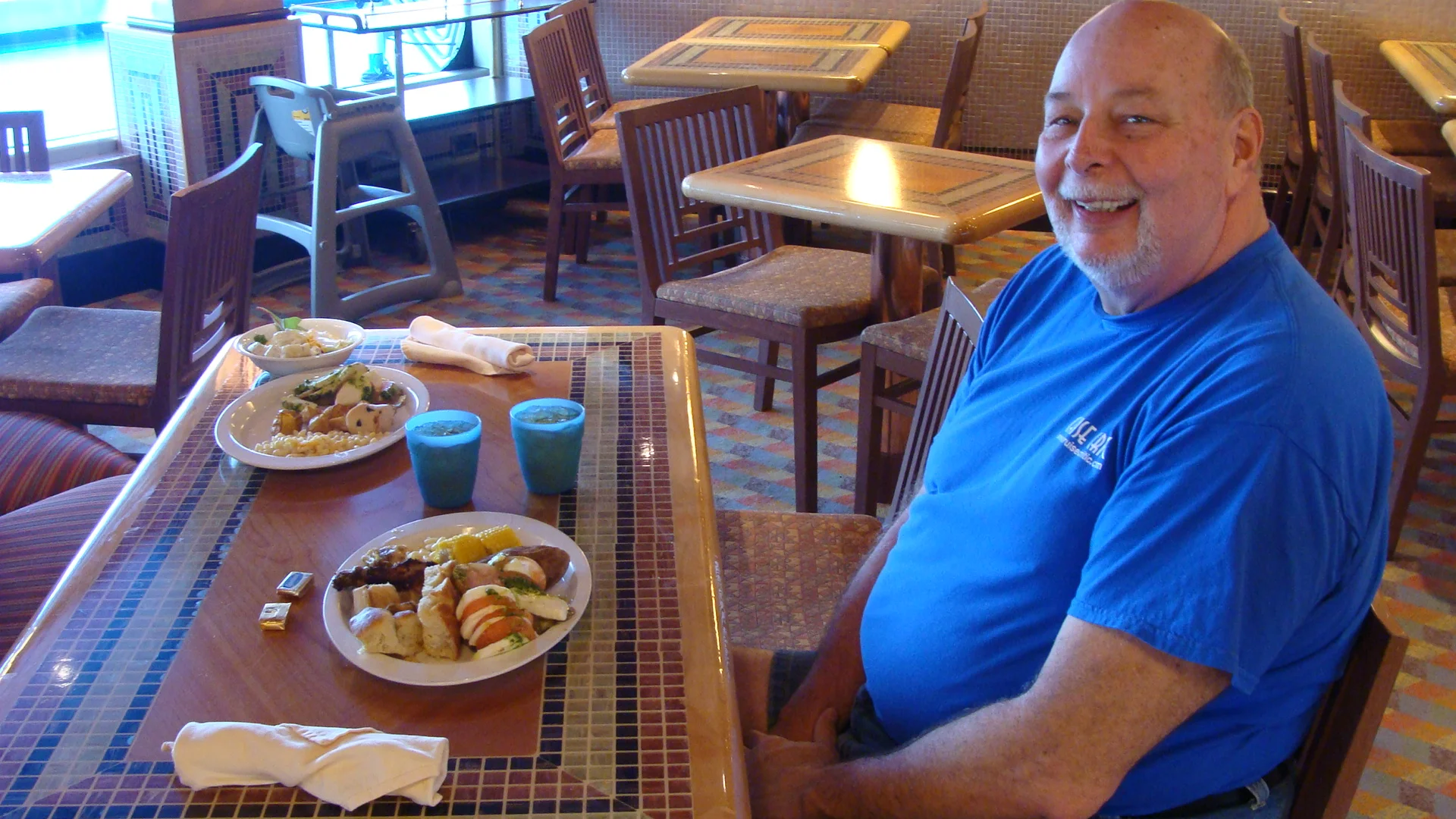 Ready to enjoy my first lunch