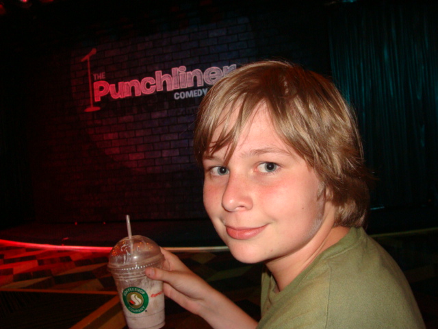 Ryan at the Punchliner Comedy Club