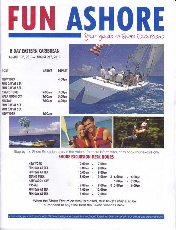 Shore Excursion Booklet