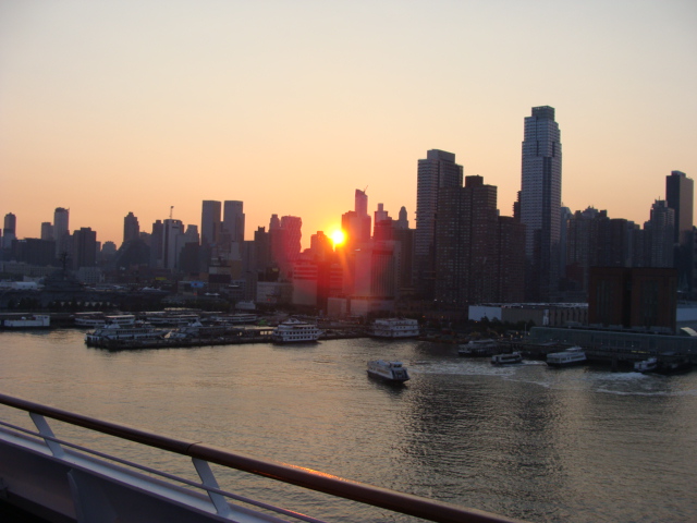 Sunrise over Manhattan