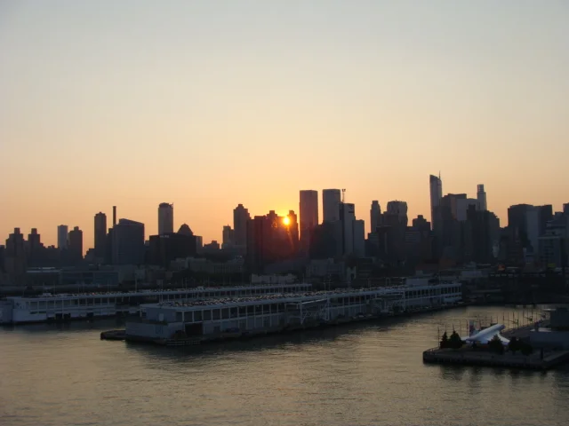 Sunrise over the Piers
