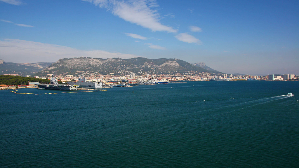 The Med cruise 2010 - Toulon seen from the cruise ship