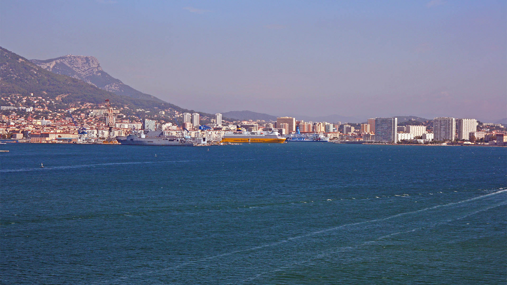 The Med cruise 2010 - Toulon seen from the cruise ship