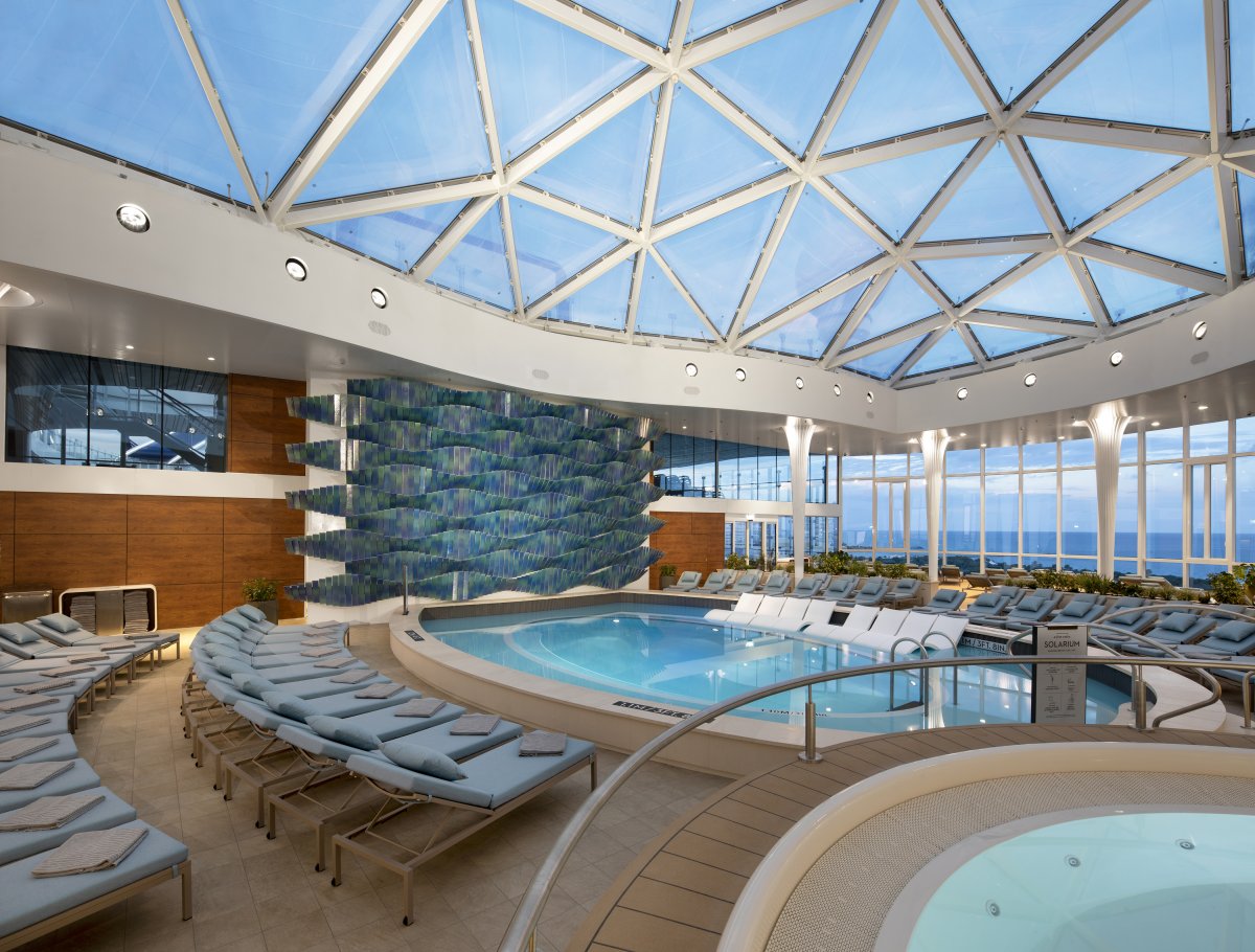 The Solarium aboard Celebrity Edge