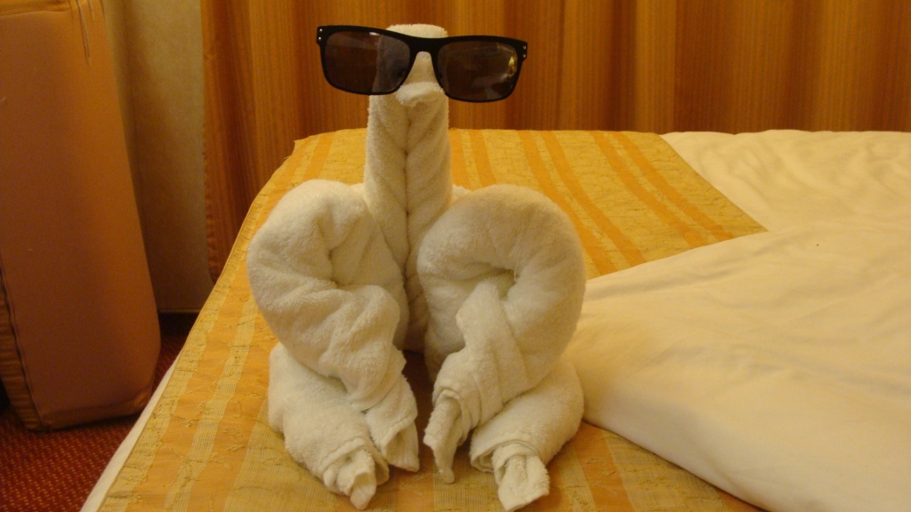 Tonight's towel creature