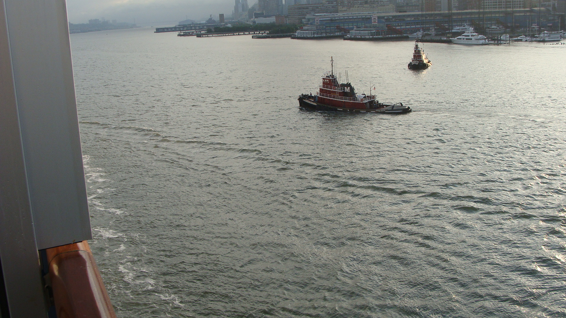 Tugboat escort