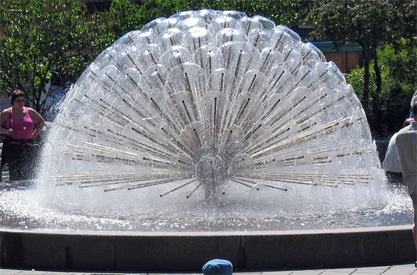 Water fountain in Oslo, Norway